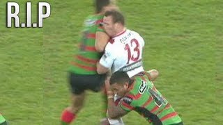 RUGBY LEAGUE HITS  BRING BACK THE SHOULDER CHARGE [upl. by Nyllewell282]