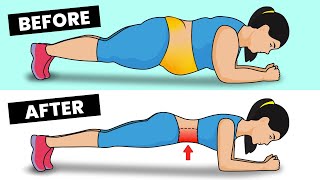 THIS HAPPENS To Your Body When You Plank for 6 Minutes Every Day Stomach Fat Loss Workout at Home [upl. by Niletac]