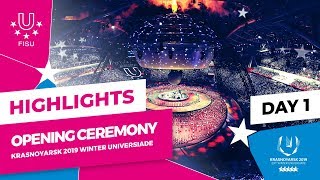 Highlights of the Winter Universiade 2019 Opening Ceremony [upl. by Acinehs]