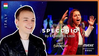 I react to ITALY quotSpecchioquot by Elisabetta Lizza  Junior Eurovision 2021  MAXE [upl. by Laenahtan]