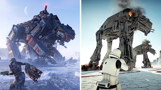 Helldivers 2 vs Battlefront 2  These games are 7 years apart [upl. by Odelet]