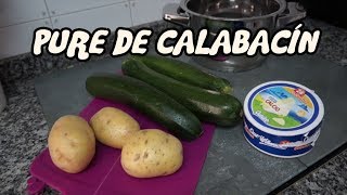 COMO HACER PURE CALABACíN  FACIL Y RAPIDO [upl. by Yebba59]