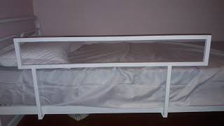 Cómo hacer una baranda protección cama para bebe  valla seguridad infantil sin gastar dinero casera [upl. by Notfilc]