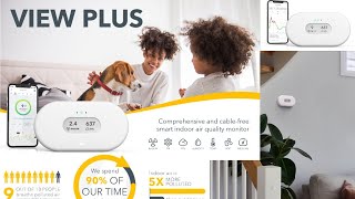 Airthings View Plus Review Best Radon amp Air Quality Monitor for Your Home [upl. by Lenrad25]