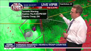 Severe Weather  Violent storms cause significant damage in North Georgia [upl. by Cohette]