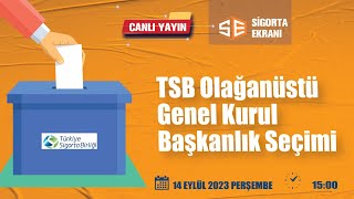 TSB Olağanüstü Genel Kurul Başkanlık Seçimi [upl. by Hawger866]