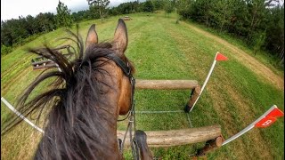 Helmet Cam Riot Gear 2021 Area III Intermediate Horse Championships [upl. by Hulbert]