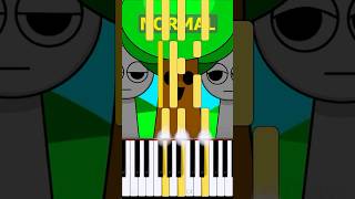 Mr Tree Theme Incredibox Sprunki  Normal Vs Horror on piano [upl. by Dannie323]