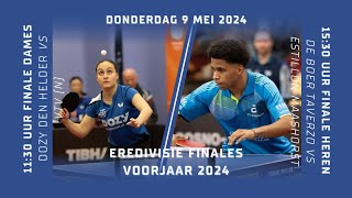 Eredivisie voorjaar 2024 Finales dames en heren [upl. by Critta]