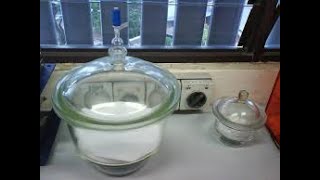 Principle of Desiccator  CHEMICAL ENGINEERING FUEL AND ENERGY LAB [upl. by Yoj]