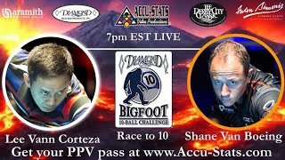 SHANE VAN BOENING VS LEE VAN CORTEZA  BIGFOOT 10 BALL DCC 2024 [upl. by Ynnep]