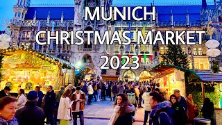 Christmas Market Munich Marienplatz 2023 The Most Wonderful Time Of The Year 🎄 [upl. by Akiehsat]