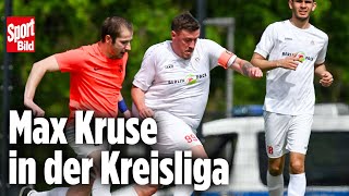 Max Kruse feiert Debüt in der Kreisliga [upl. by Ahsimal]