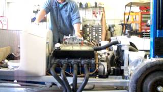 start up of 429 cobra jet engine in my 23 tbucket with muther thumper cam [upl. by Ayote183]