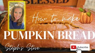 Pumpkin Bread  Moist amp Perfect Every Time  Steph’s Stove [upl. by Eniahpets]