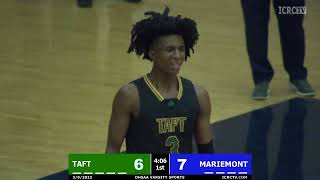 Boys Playoff Basketball 2122  Taft vs Mariemont [upl. by Apollus]