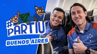 ✈️PARTIU BUENOS AIRES  Cruzeiro viaja para enfrentar o Boca Juniors nas oitavas de final da Sula [upl. by Alika]