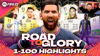 MY BEST EVER START FIFA 22 Road to Glory 1100 Best Bits [upl. by Janka74]