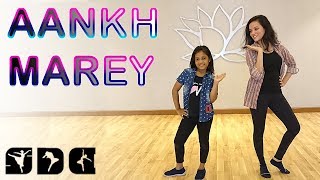 Easy Dance steps for aankh Marey song  Shipras Dance Class [upl. by Wescott]