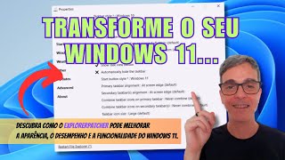 TRANSFORME o Seu WINDOWS 11 com o Explorer Patcher [upl. by Shapiro]