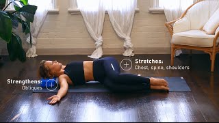 How to do a Thoracic Rotation stretch [upl. by Yrekaz]