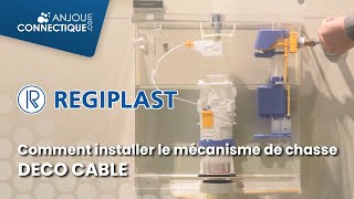 Tutoriel  Installation du mécanisme de chasse DECO CABLE de Regiplast [upl. by Llehcear]