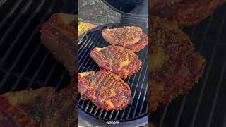 Reverse Seared Ribeyes  Over The Fire Cooking by Derek Wolf [upl. by Lenni]