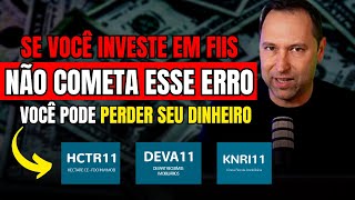 Esse é o MAIOR ERRO de quem INVESTE em FUNDOS IMOBILIÁRIOS  ECONOMISTA SINCERO [upl. by Cassell649]