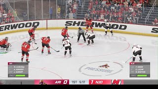 NHL 24  Arizona Coyotes vs New Jersey Devils  Gameplay PS5 [upl. by Naiva]