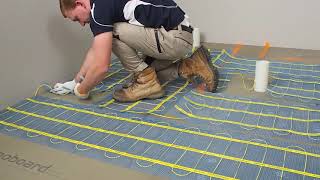 Underfloor Heating Subfloor Construction [upl. by Jezabel]