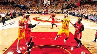 Dellavedova Rebounds and Scores in One Crazy Motion [upl. by Ramah]