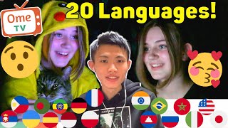 On Omegle Foreigners REACT to Polyglot Speaking 20 Languages [upl. by Fatima]