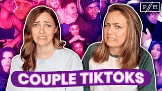 REACTING TO TIKTOK COUPLE PRANKS [upl. by Neerahs767]