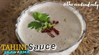 Tahini sauce  shawarma sauce homemade tahini sauce  how to make tahini sauce recipetahini sauce [upl. by Annekam]