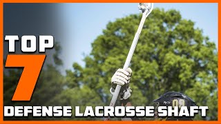 Best Defense Lacrosse Shaft Top Picks for 2024 [upl. by Irahc]