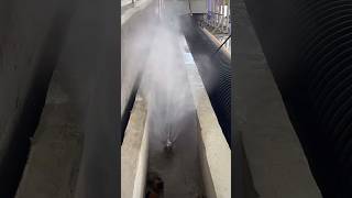 Water jet ditch cleaning process Smart tools and machinery make work easy [upl. by Delahk574]