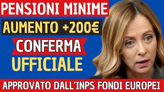 ✅INPS APPROVA BONUS 200€ DECRETO AIUTI FIRMATO ECCO PER CHI SORPRESA PER INVALIDI E MINIME [upl. by Enatan872]