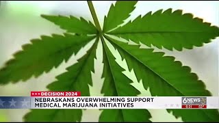 Election 2024 Nebraskans show overwhelming support for medical marijuana initiatives [upl. by Roybn812]