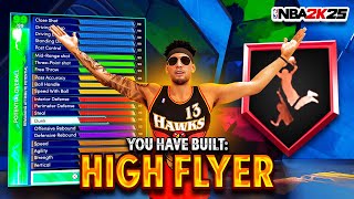 MY quotHIGH FLYERquot BUILD IS OVERPOWERED ON NBA 2K25 BEST SMALL FORWARD BUILD NBA 2K25 [upl. by Aneerahs]