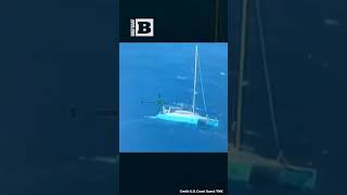 Coast Guard Coordinates with Disney Cruise to Rescue Sinking Catamaran [upl. by Waylan]