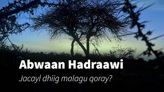 Abwaan Hadraawi  Jacayl Dhiig Malagu Qoray” [upl. by Icak627]