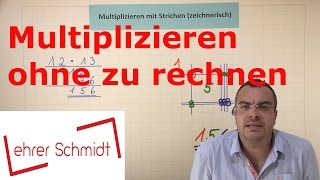 UNGLAUBLICH Multiplizieren OHNE zu rechnen  Mathematik  Lehrerschmidt [upl. by Ennyletak]