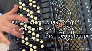 Resavski vezMirko KodićTutorial by Milovan Krgović [upl. by Nylirehs]