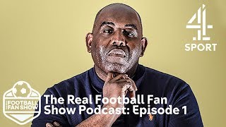 The Real Football Fan Show Podcast with Robbie Lyle Jamie OHara amp Flex  Episode 1 [upl. by Ayerim836]