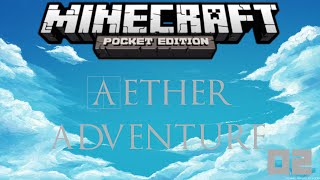 Minecraft PE  Aether Adventure Ep 2  Violence et virilité w Looping33400 [upl. by Furnary]