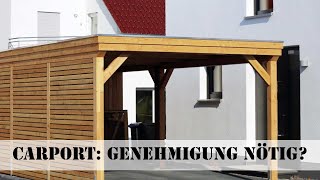 Baugenehmigung für Carport [upl. by Aicirtal]