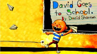 David Goes to School By David Shannon English stories for kidsRead Aloud children storybookSchool [upl. by Zwiebel]