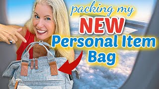 How to pack a personal item bag for STRESS FREE Travel [upl. by Akiehs]