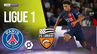 PSG vs Lorient  LIGUE 1 HIGHLIGHTS  08112023  beIN SPORTS USA [upl. by Venable]