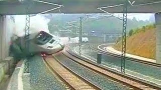 Así fue el momento del accidente de tren en Galicia I BBC Mundo [upl. by Jedd]